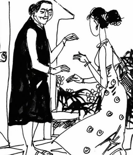 穿红袍的婆婆