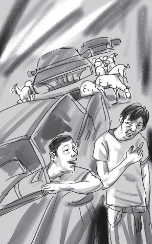 千万别拦纸婚车